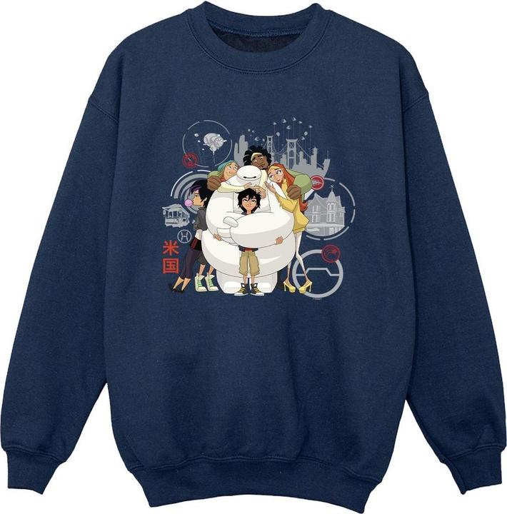 Produktbild Disney Big Hero 6 Baymax Group Hug Sweatshirt Jungen (140, 146)