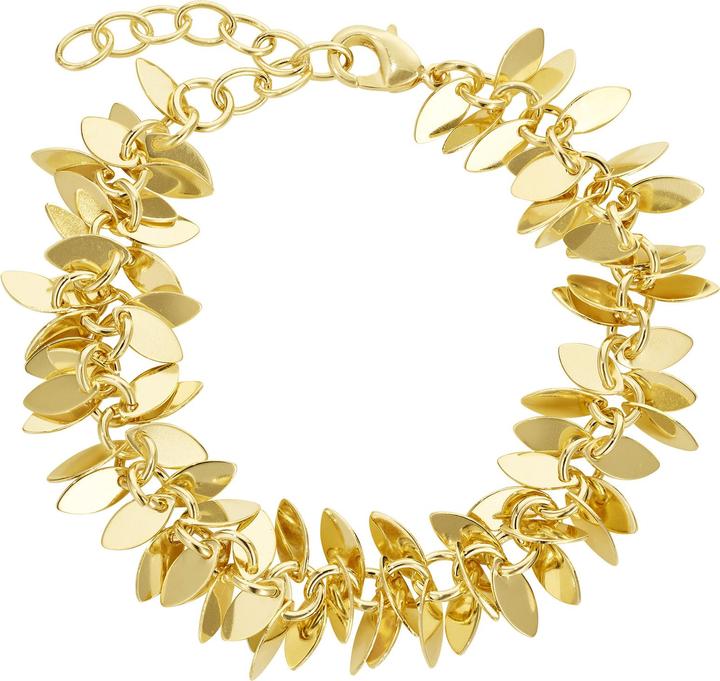 Steinkult Armband vergoldet "Gigi" (0.20 cm, Messing 18 Kt vergoldet)