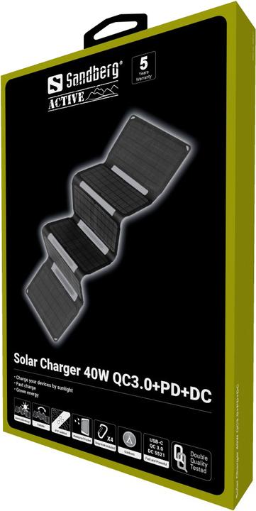 Produktbild Sandberg Solar Charger (40 W, 1.40 kg)