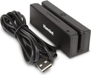 Actual product image Hamlet HURMAG3 magnetic card reader Black USB (USB)