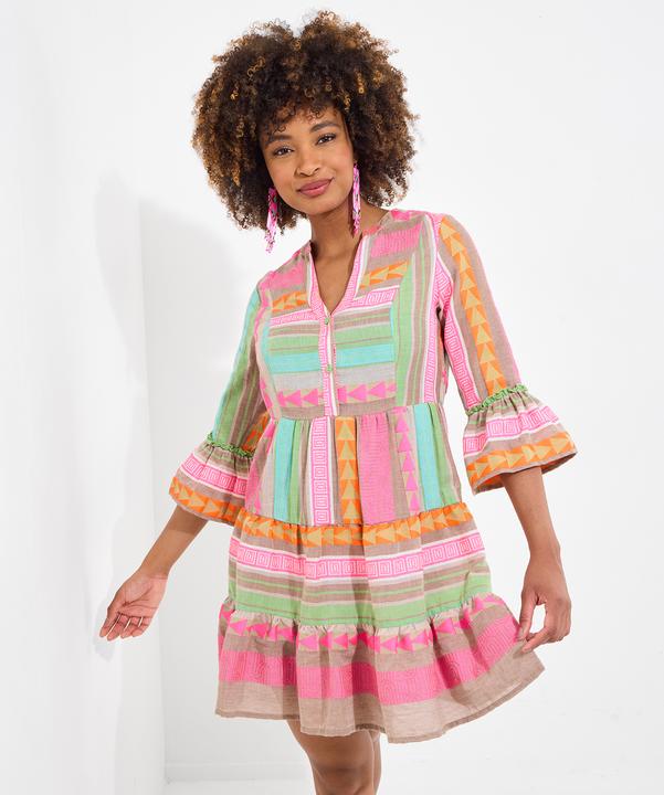 Produktbild Joe Browns Boho Jacquard Flared Sleeve Tunic Mini Dress (12)