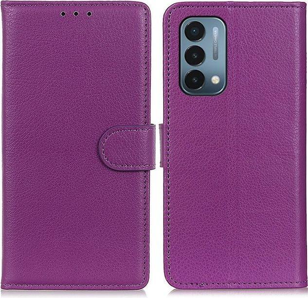 Produktbild MU Classic Litchi Leder Bookcover Series (OnePlus Nord N200 5G)