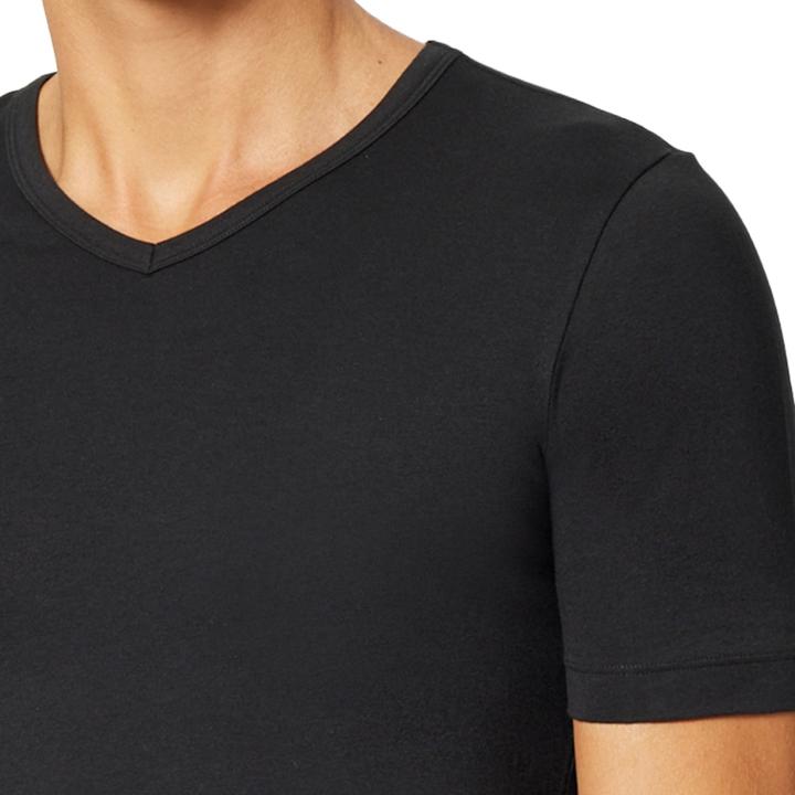 Actual product image Uncover by Schiesser Pack of 4 Basic Undershirt / Shirt Short Sleeve (S)