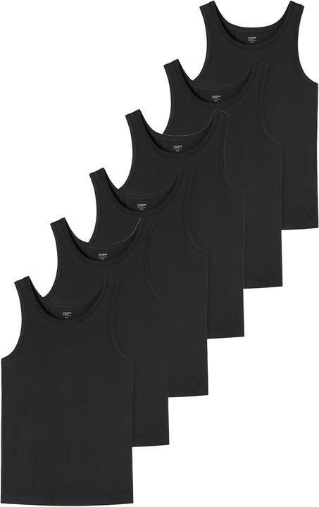 Actual product image Uncover by Schiesser Pack of 6 Basic Undershirt / Tanktop (XXL)