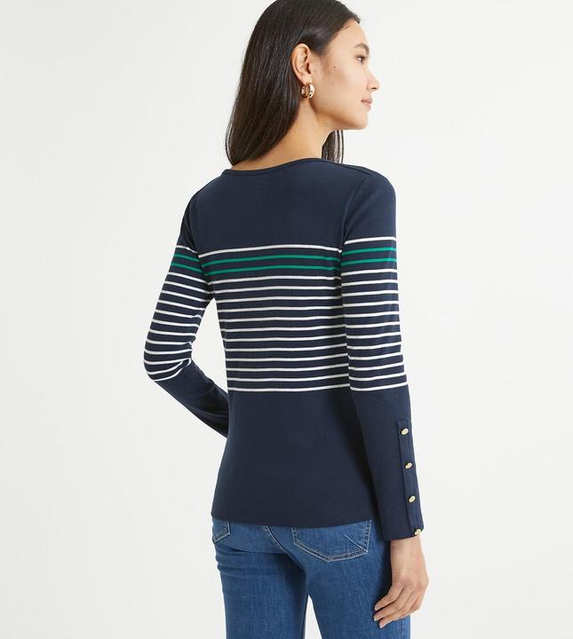 Immagine prodotto Anne Weyburn Camicia a righe a girocollo con maniche lunghe (W32/L34)