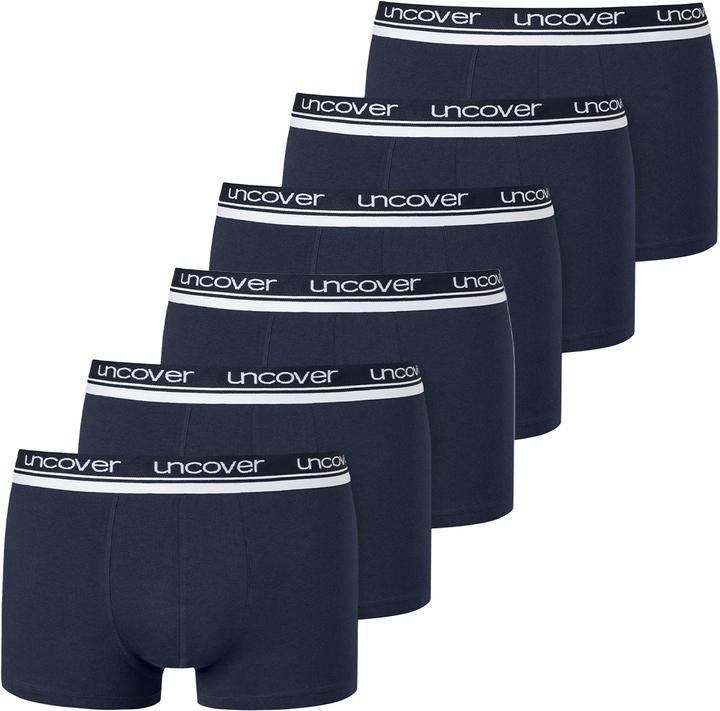 Produktbild Uncover by Schiesser 6er Pack Basic Retro Shorts / Pant (L, 6er Pack)