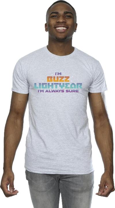 Immagine prodotto Disney Lightyear Always Sure Text Maglietta Uomo (3XL)