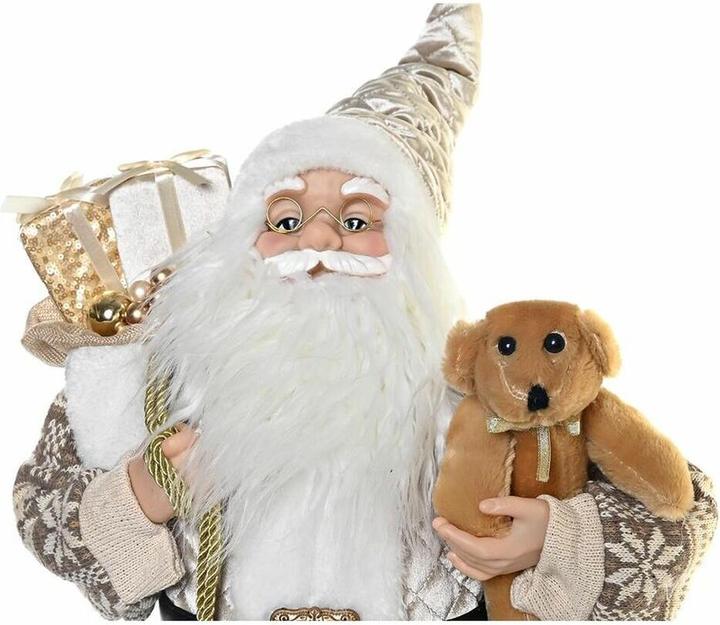 Immagine prodotto DKD Home Decor Dekoration Weihnachtsmann Grau PVC 37 x 20 x 60 cm