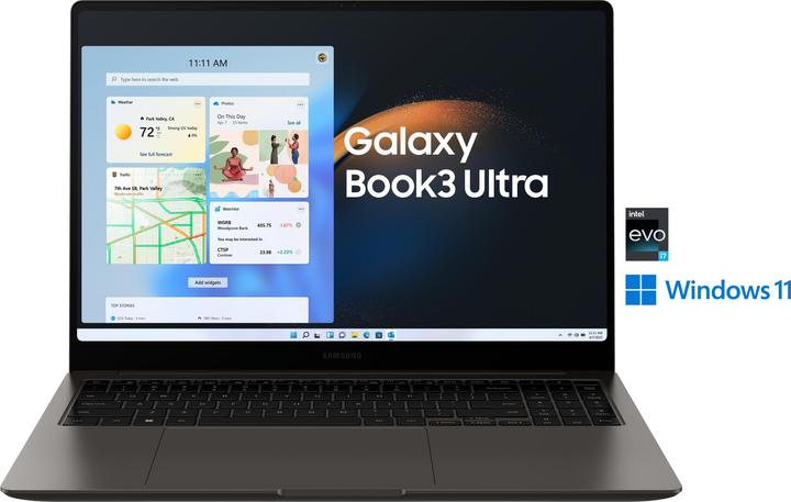 Actual product image Samsung Galaxy Book3 Ultra (16", Intel Core i7-13700H, 16 GB, 512 GB, DE)