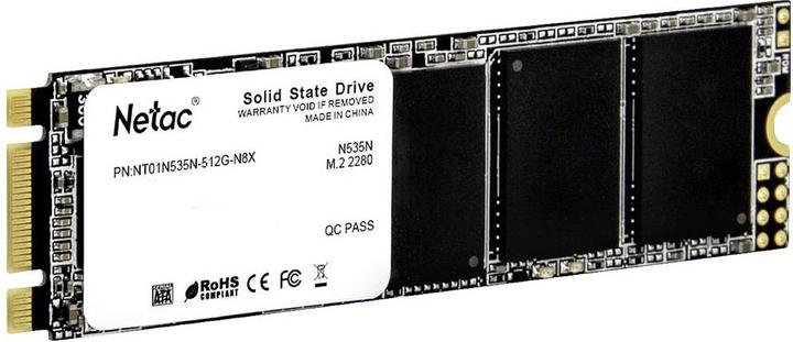 Actual product image Netac Internal M.2 SATA SSD 2280 (512 GB, M.2 2280)