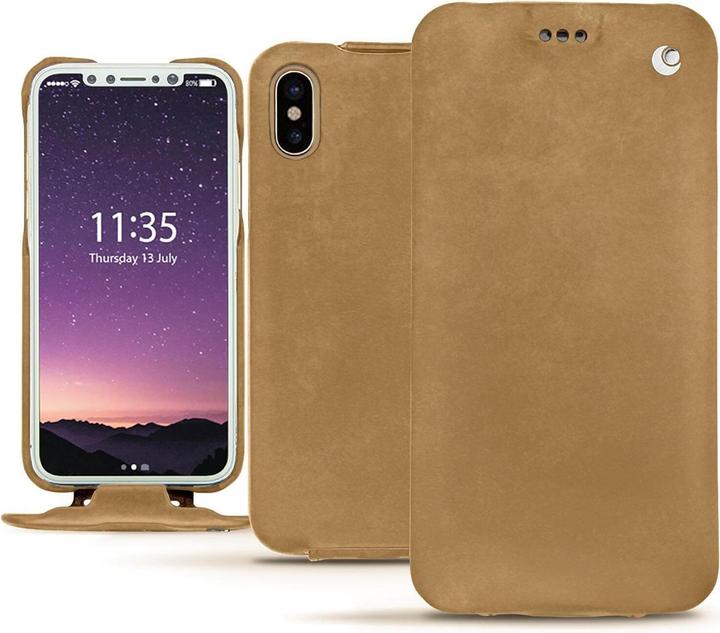Productafbeelding Noreve Lederen omslag verticaal (Apple iPhone XS)