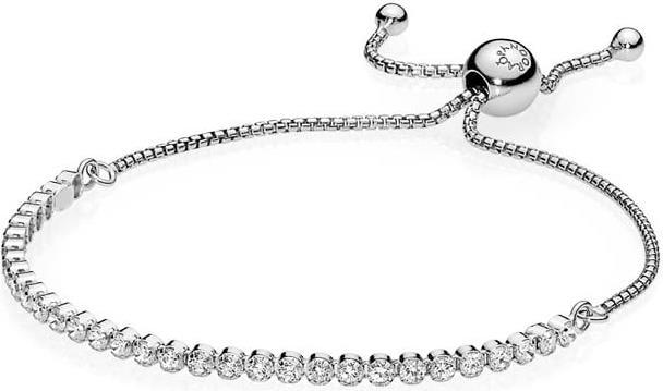 Actual product image Pandora Bracelet Sparkling Band (23 cm, Silver)