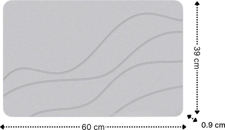 Actual product image Hermex Stone bath mat (60 x 39 cm)