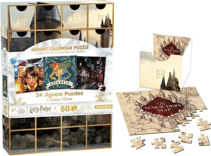 Aquarius Harry Potter Puzzle Adventskalender (49 Teile)