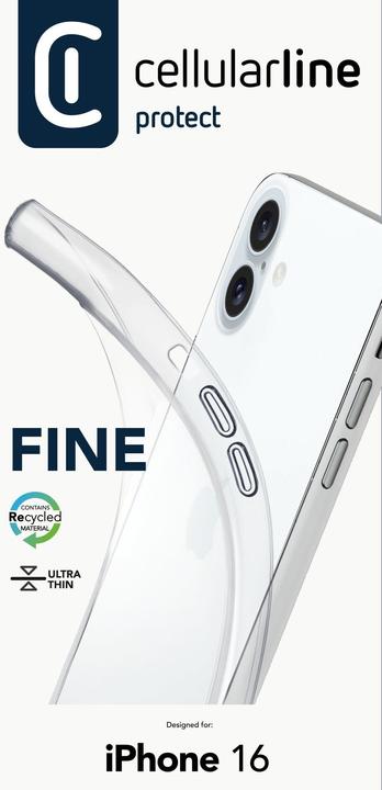 Actual product image Cellularline Fine (Apple iPhone 16)