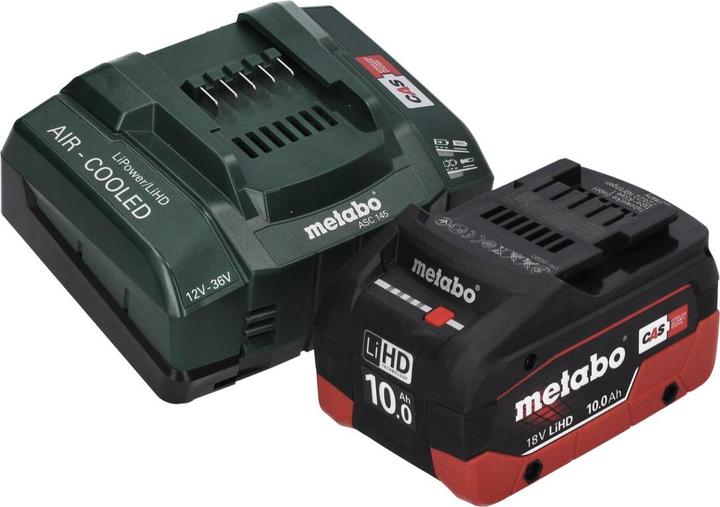 Produktbild Metabo WPBA 18 LTX BL 15-125 Quick DS Akku Winkelschleifer 18 V 125 mm Brushless + 1x Akku 10,0 Ah (125 mm)