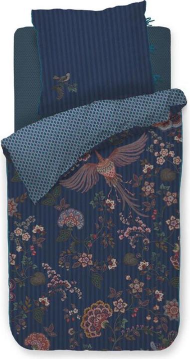 Actual product image PIP Studio Buenas Noches bed linen dark blue 135x200cm (1 set) (Duvet cover, 135x200 cm)