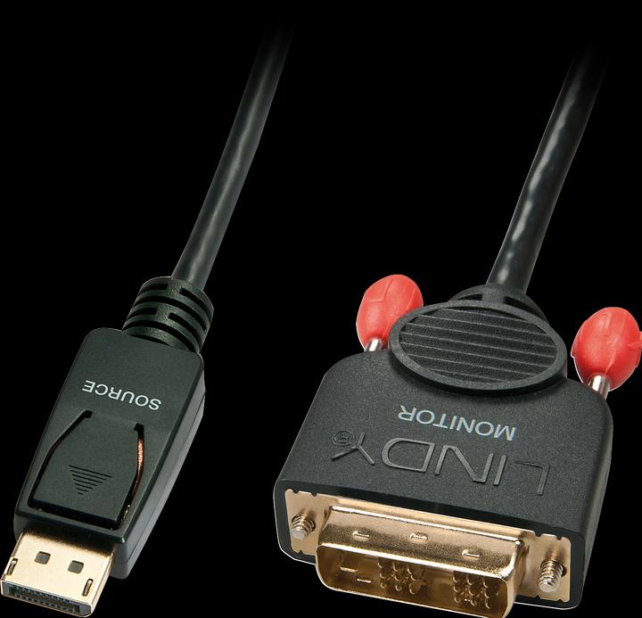 Immagine prodotto Lindy DisplayPort — DVI (0.50 m, DVI, DisplayPort)