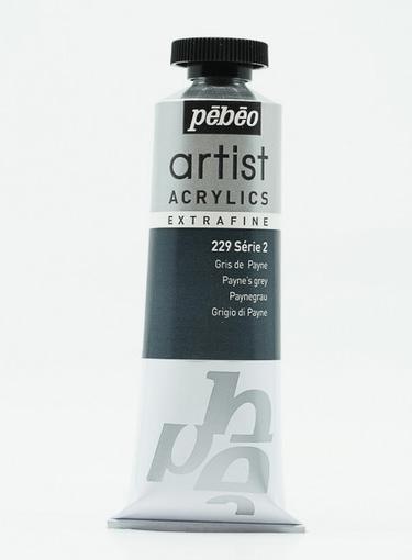Produktbild Pebeo Artist Acrylics Extrafein Acrylfarben (Paynesgrau, 37 ml)