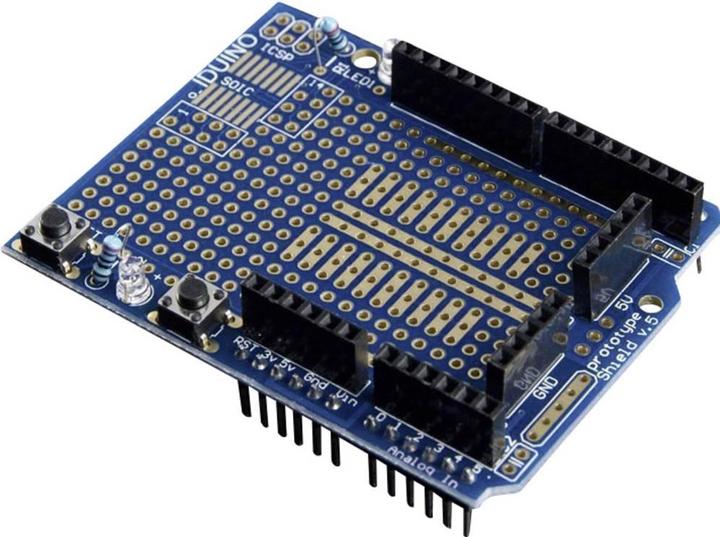 Iduino Board mit Mini Breadboard