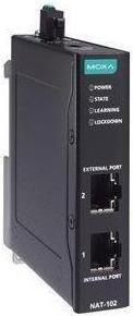 Actual product image Moxa NAT-102-T - Industrial Network Address Translation (NAT) devices with 2 connections