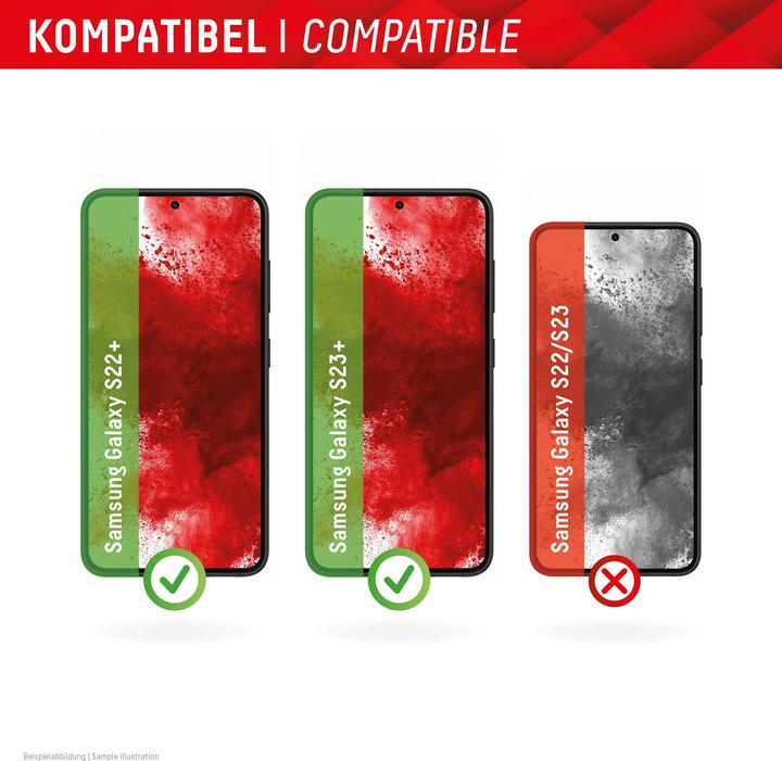 Produktbild Displex Real Glass, Privacy Full Cover Panzerglas (1 Stück, Samsung Galaxy S23+, Samsung Galaxy S22 5G)