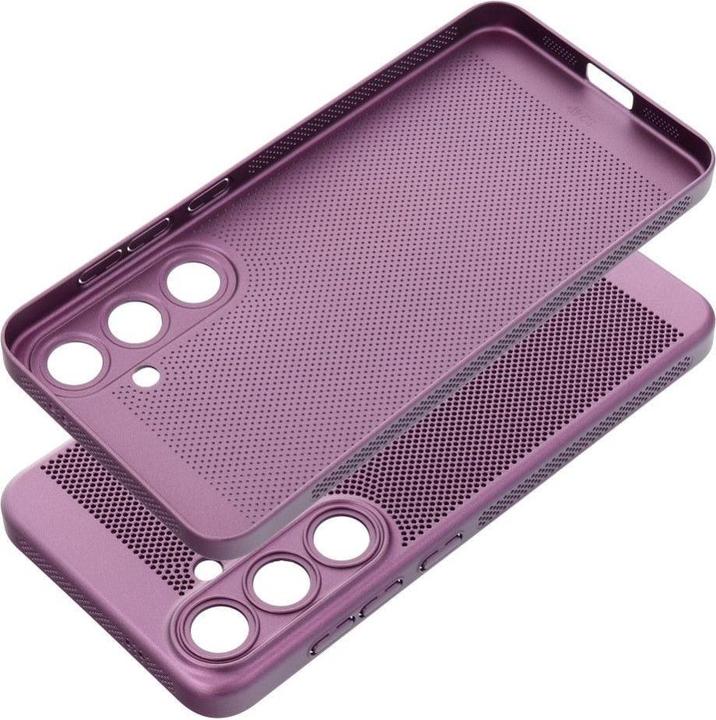 Actual product image OEM Back panel cover BREEZY case for SAMSUNG S24 Plus purple (Samsung Galaxy S24+)