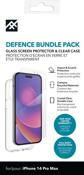 Actual product image Zagg Ifrogz Cases Defence Glass Ip (Apple iPhone 14 Pro Max)