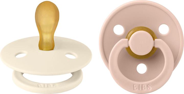 Produktbild Bibs Colour Latex Schnuller (symmetrisch, 0-6 Monate), Ivory & Blush (2 x, bis 6 Monate)