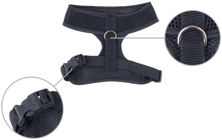 Image du produit amiplay HARNAIS SCOUT AIR M 34X40-55 CM BLACK (M, Chien, Général)
