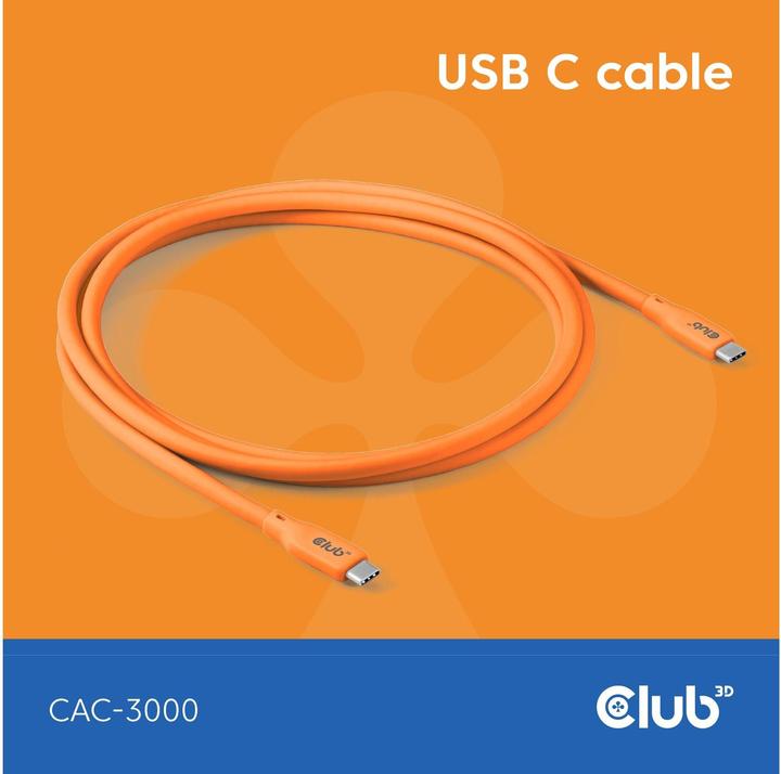 Productafbeelding Club 3D USB C — USB C (2 m, USB 4.0)