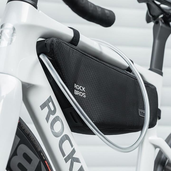 Actual product image Rockbros Bike Bag for Frame Under Top Tube 2.9l - Black (2.90 l, Frame bag)