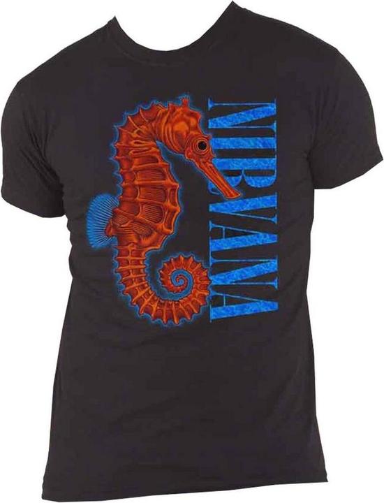 Nirvana Unisex Adult Seahorse Cotton T-Shirt (XL)
