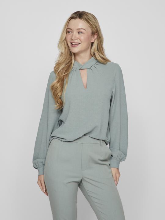 Produktbild Vila High Neck Oberteil mit langen Ärmeln (38)