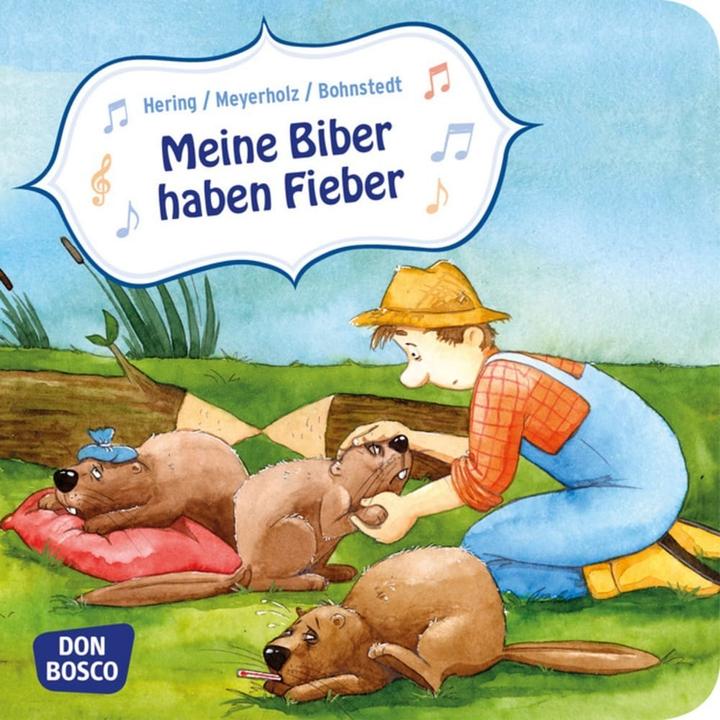 Immagine prodotto Meine Biber haben Fieber (Mini-Bilderbuch) (Tedesco, Aringa Wolfgang, Bernd Meyerholz, 2017)