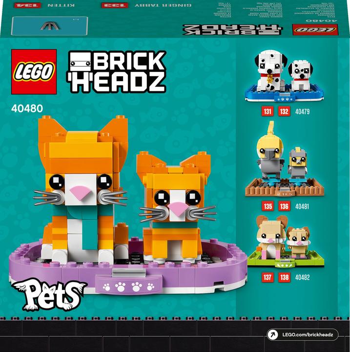 Immagine prodotto LEGO BrickHeadz Gatto soriano rosso 40480 (40480, LEGO Brickheadz)