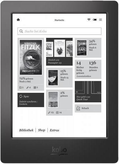 Kobo Aura H2O (6.80", 4 Go, Noir)