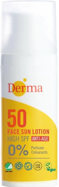 Produktbild Deroma Face Sun Lotion SPF 50 50 ml (Sonnencreme Gesicht, SPF 50, 50 ml)
