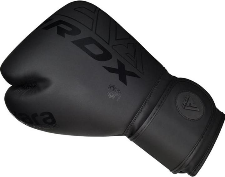 Actual product image Rdx Boxing Gloves F6 Matte Black-12OZ (12 OZ, 12)