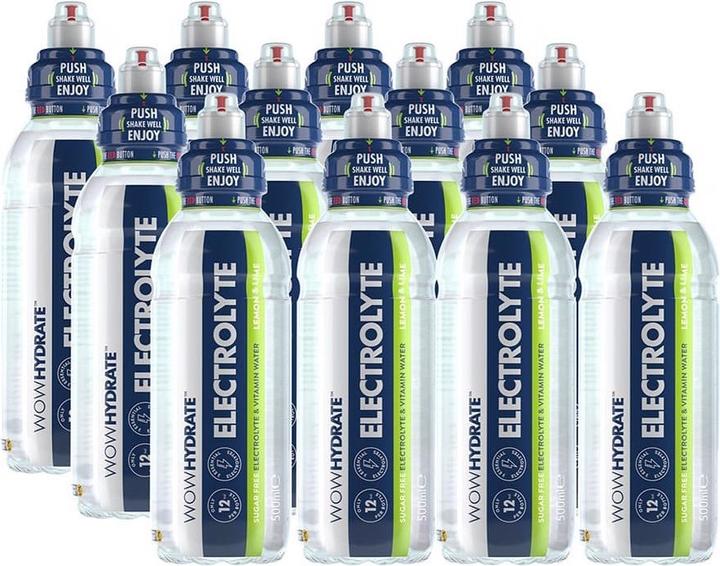 Actual product image Wow Hydrate Electrolyte Water (12 x 500ml) (Orange, 12 x)