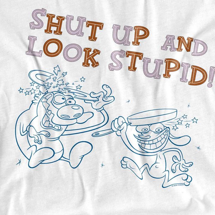 Produktbild Ren & Stimpy Shut Up And Look Stupid! TShirt (XL)