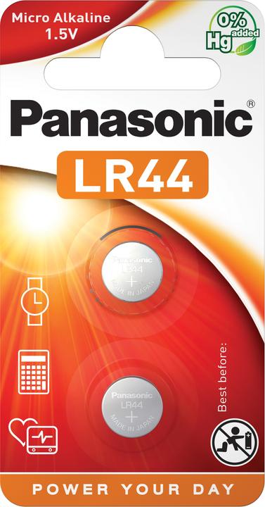 Panasonic Micro-alcali LR44 (2 pcs, LR44, 120 mAh)