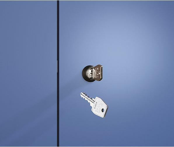 Immagine prodotto C+P Armadietto bianco e nero Classic PLUS (80 cm, 195 cm)