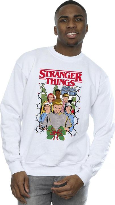 Immagine prodotto Netflix Stranger Things Christmas Poster Felpa Uomo (M)