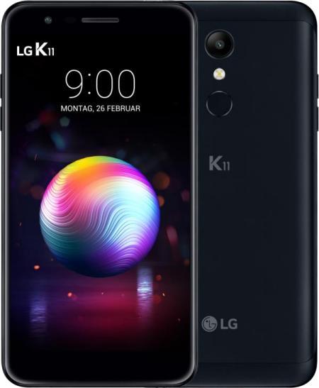 LG K11 - Smartphone - 4G LTE - 16 Go - slot microSDXC - GSM - 5.3" - 1280 x 720 pixels - TFT - RAM 2 (16 Go, Noir, 5.30", SIM simple, 13 Mpx, 4G)