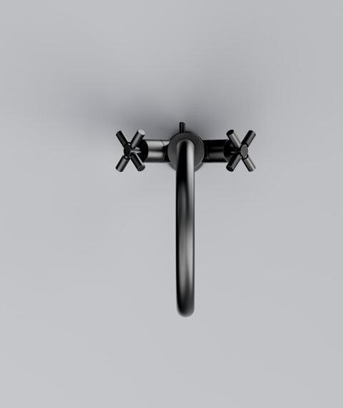 Immagine prodotto Steinberg Miscelatore per lavabo serie 250, girevole, a due maniglie, con scarico a scomparsa, sporg