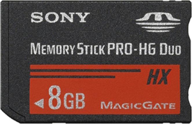 Sony Memory Stick Pro-HG Duo (8 Go, Memory Stick Pro HG Duo)