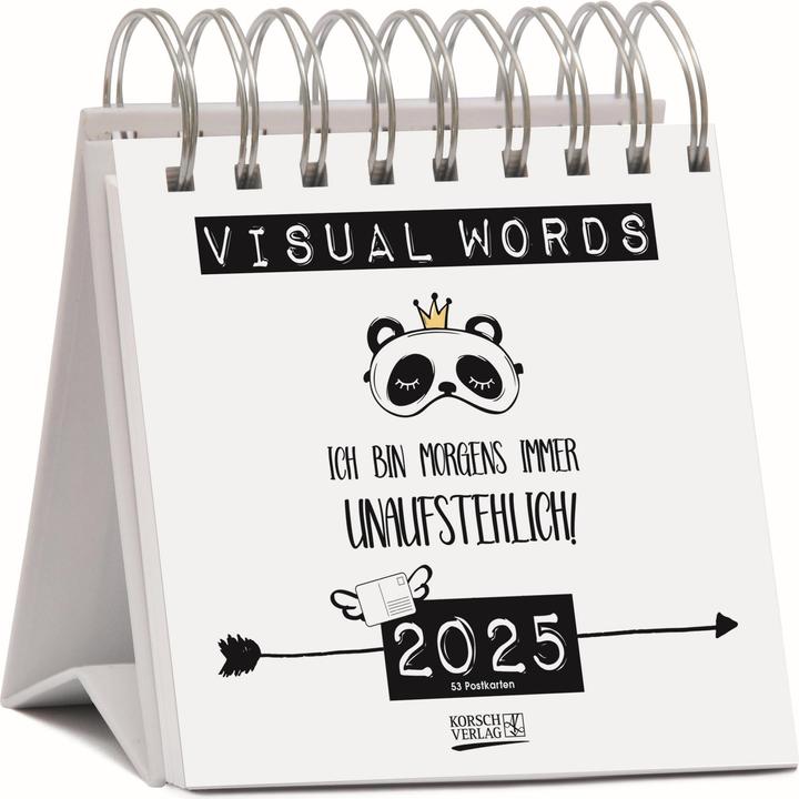 Produktbild Visual Words 2025 (17 x 16 cm, Harter Einband, Deutsch)