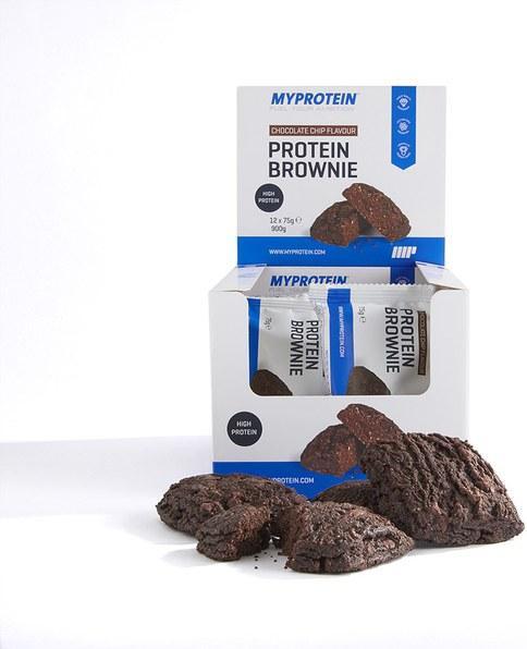 Actual product image MyProtein Protein Brownie (12 x 75g) (White chocolate, 12 pcs., 900 g)