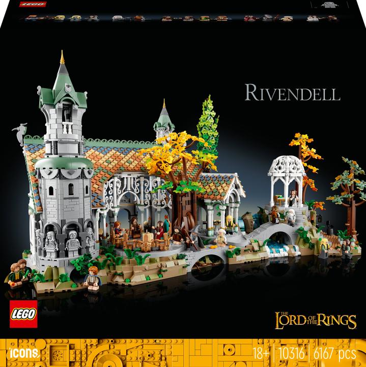 Actual product image LEGO Rivendell (10316, LEGO Lord of the Rings, LEGO Rare Sets)